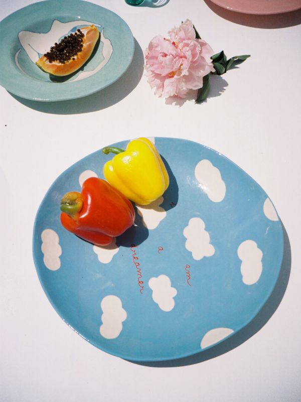 Browns LAETITIA ROUGET Blue I Am A Dreamer Fruit Platter | Browns Trays