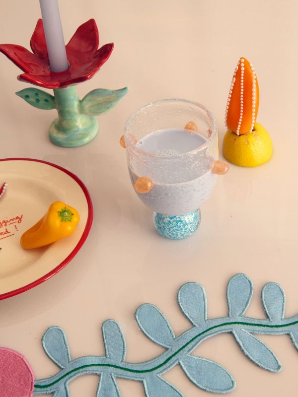 Browns LAETITIA ROUGET Dotty Tumbler (19cm) | Browns Glassware