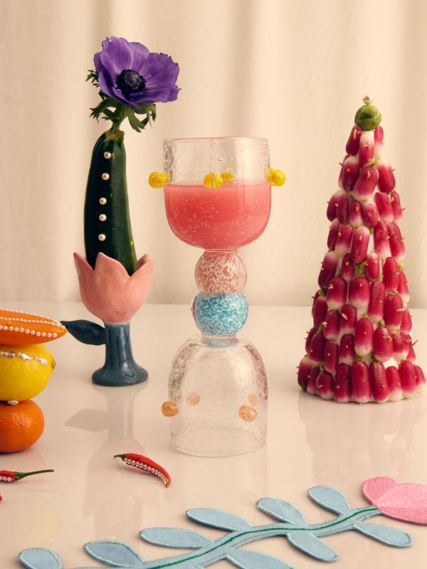 Browns LAETITIA ROUGET Dotty Tumbler (19cm) | Browns Glassware