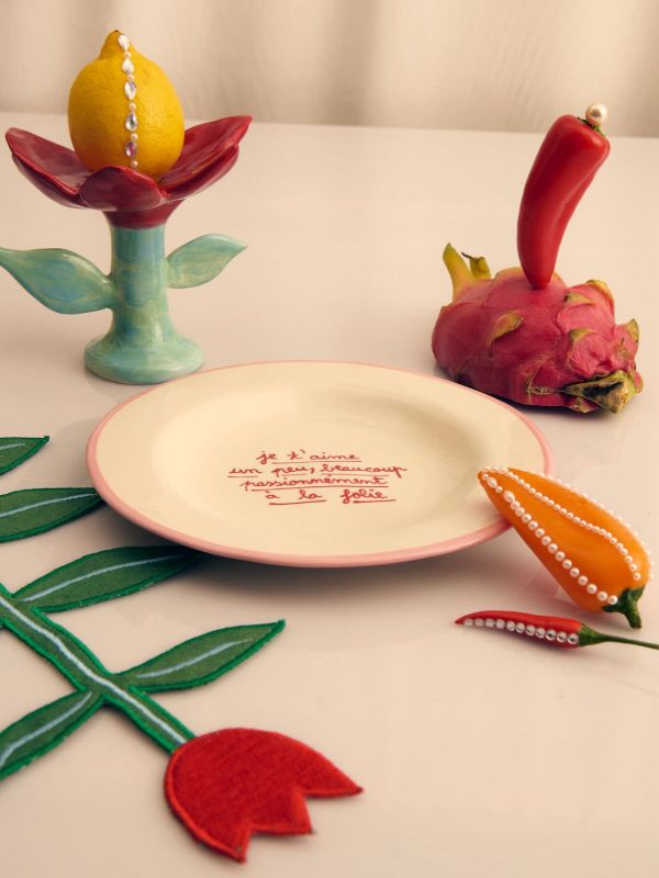 Browns LAETITIA ROUGET I Like You Plate (20cm) | Browns Plates & Bowls