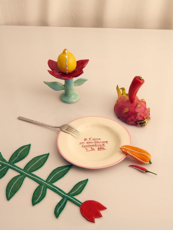 Browns LAETITIA ROUGET I Like You Plate (20cm) | Browns Plates & Bowls
