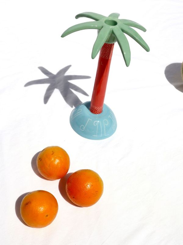 Browns LAETITIA ROUGET Orange Coconut Tree Candle Holder | Browns Candle Holders