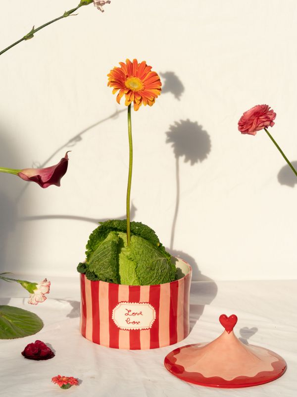 Browns LAETITIA ROUGET Red Love Box Hand-painted Jar | Browns Homeware