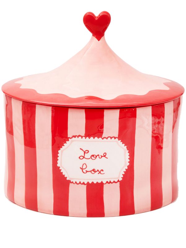 browns LAETITIA ROUGET Red Love Box hand-painted jar | Browns Homeware