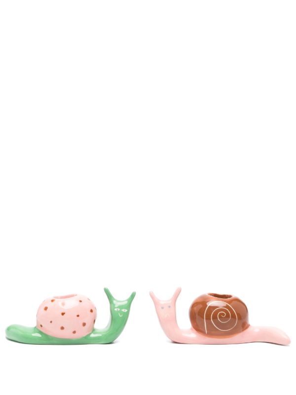 browns LAETITIA ROUGET The Hard Shell candle holders (set of two) | Browns Candle Holders