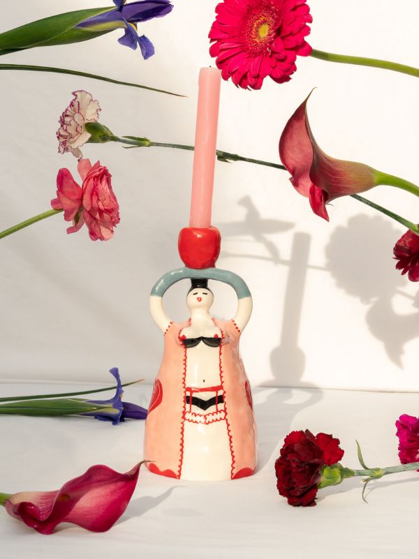 Browns LAETITIA ROUGET White Lolita Candle Holder | Browns Candle Holders