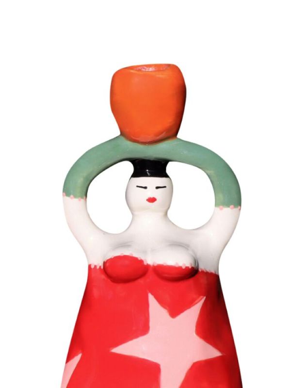 Browns LAETITIA ROUGET X Browns Porcelain Candle Holders (Set Of Two) | Browns Candle Holders