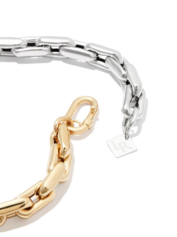 Browns Lauren Rubinski 14K Yellow And White Gold Small Chain Necklace | Browns Necklaces