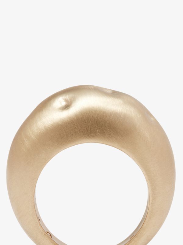 Browns Lauren Rubinski 14K Yellow Gold Bubble Broken Small Ring | Browns Fine Rings