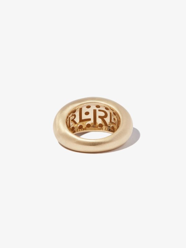 Browns Lauren Rubinski 14K Yellow Gold Bubble Broken Small Ring | Browns Fine Rings