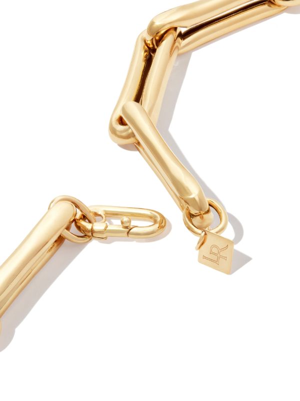 Browns Lauren Rubinski 14K Yellow Gold Extra Large Brushed Chain Necklace | Browns Necklaces