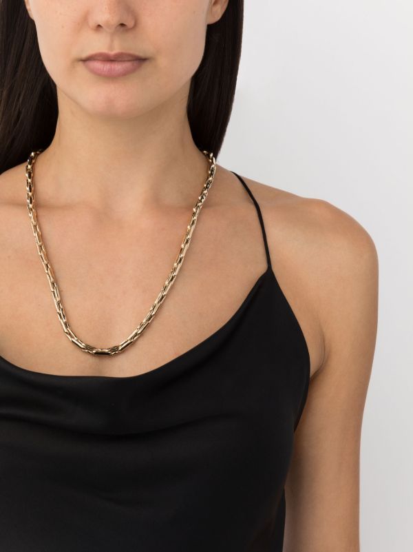 Browns Lauren Rubinski 14K Yellow Gold Long Chain Necklace | Browns Fine Necklaces