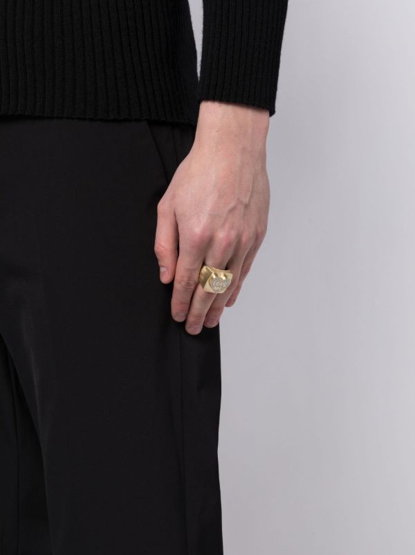 Browns Lauren Rubinski 14K Yellow Gold Love Me Ring | Browns Rings