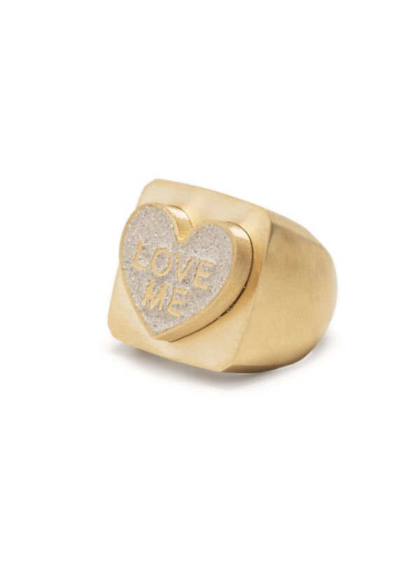 Browns Lauren Rubinski 14K Yellow Gold Love Me Ring | Browns Rings