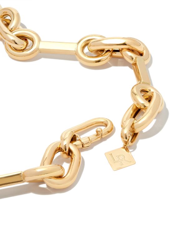 Browns Lauren Rubinski 14K Yellow Gold Medium Mixed Chain Necklace | Browns Fine Necklaces