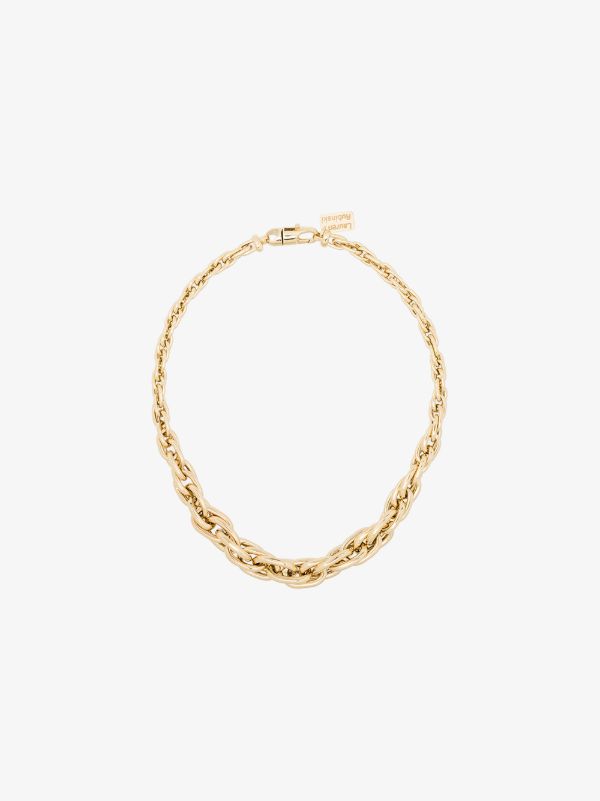 browns Lauren Rubinski 14K yellow gold small link necklace | Browns Fine Necklaces