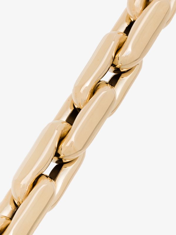 Browns Lauren Rubinski 14K Yellow Gold Small Square Link Bracelet | Browns Fine Bracelets