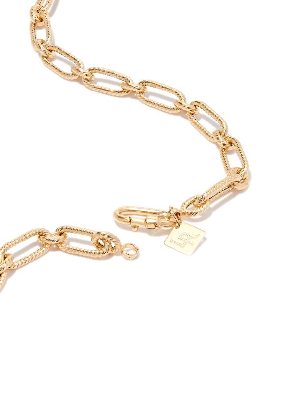 Browns Lauren Rubinski 14K Yellow Gold Small Twist Chain Necklace | Browns Necklaces