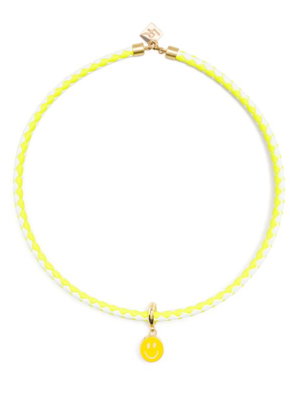 Browns Lauren Rubinski 14K Yellow Gold Smiley Necklace | Browns Necklaces
