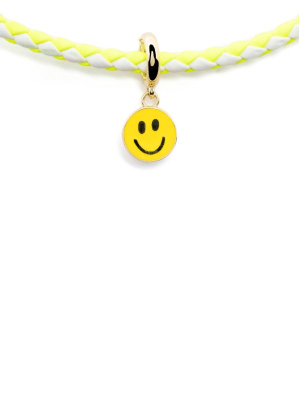 browns Lauren Rubinski 14K yellow gold Smiley necklace | Browns Necklaces