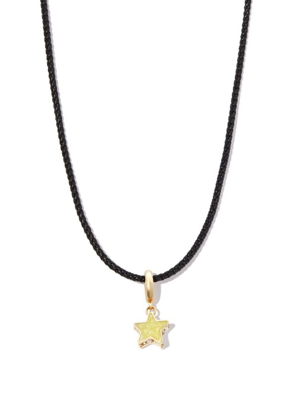 browns Lauren Rubinski 14K yellow gold Star pendant necklace | Browns Fine Necklaces