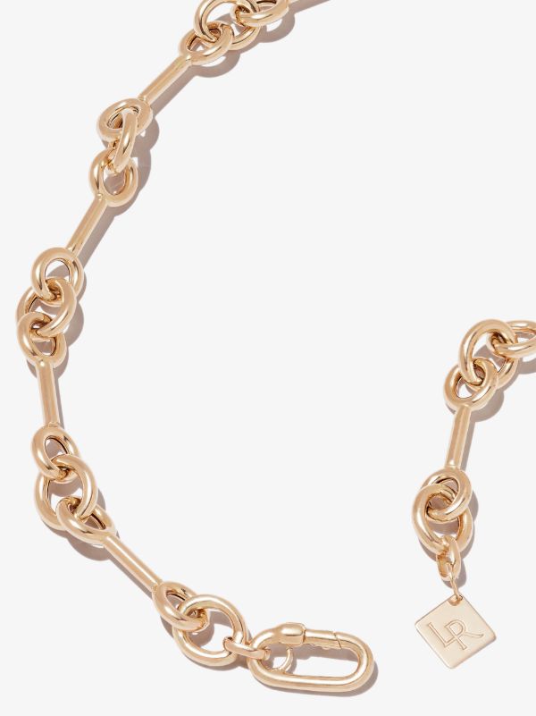 Browns Lauren Rubinski 14K Yellow Gold Triple Link Station Necklace | Browns Necklaces