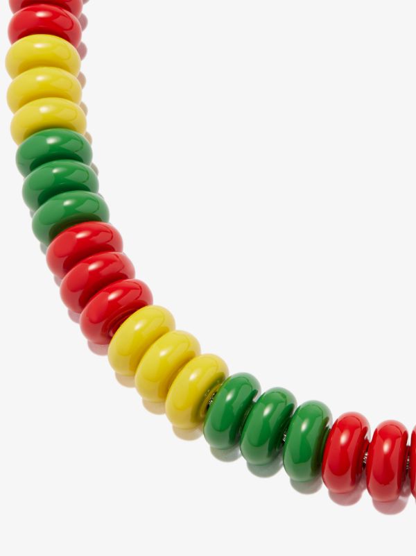 Browns Lauren Rubinski Multicoloured Sterling Silver Beaded Necklace | Browns Necklaces