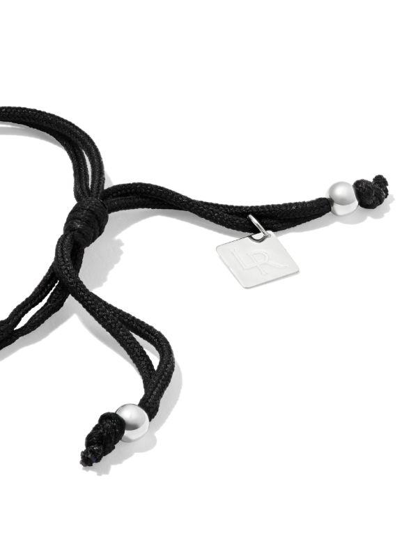 Browns Lauren Rubinski Sterling Silver Diamond Drawstring Bracelet | Browns Bracelets