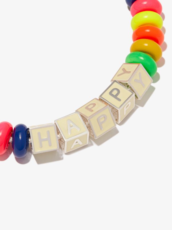 Browns Lauren Rubinski Sterling Silver Happy Beaded Necklace | Browns Necklaces