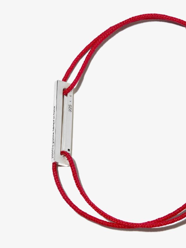 Browns Le Gramme 17/10g Cord Bracelet | Browns Bracelets