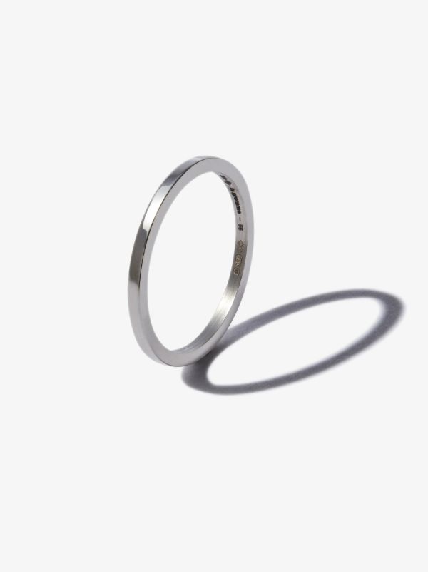 Browns Le Gramme 18K White Gold La 2g Polished Ribbon Ring | Browns Rings