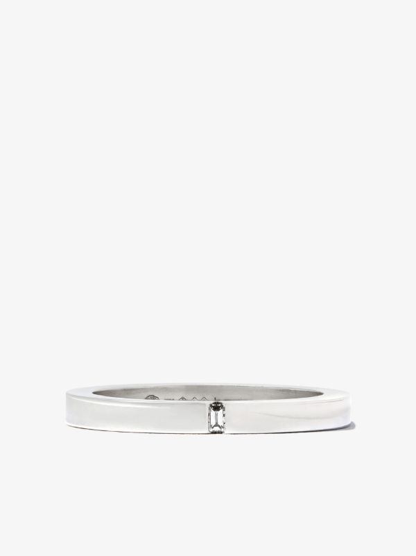 Browns Le Gramme 18K White Gold La 5g Polished Diamond Ring | Browns Rings