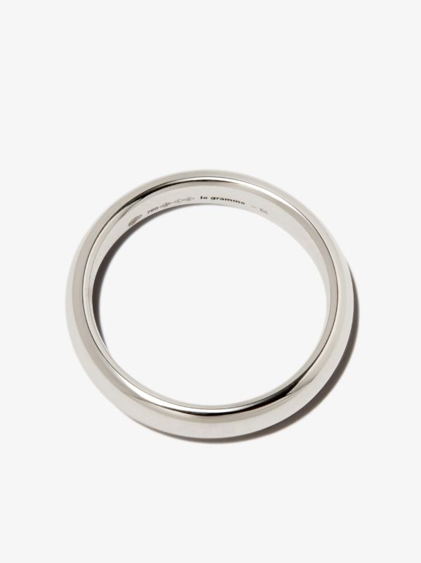 Browns Le Gramme 18K White Gold La 6g Polished Wedding Ring | Browns Rings