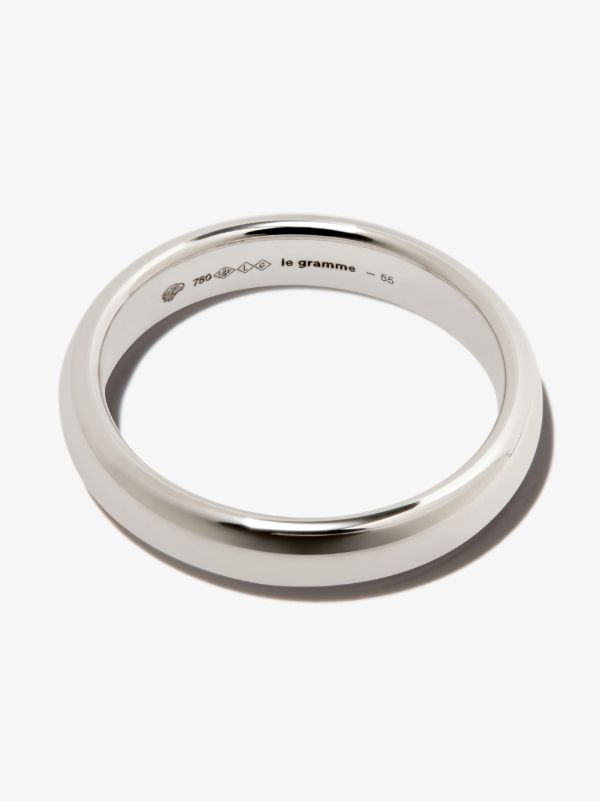 browns Le Gramme 18K White Gold La 6g Polished Wedding Ring | Browns Rings