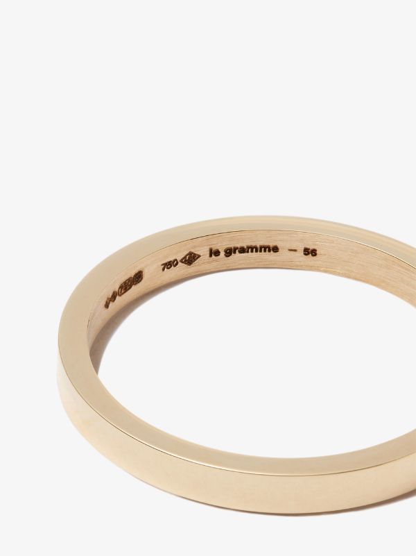 Browns Le Gramme 18K Yellow Gold Le 3g Polished Wedding Band Ring | Browns Rings