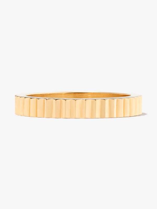 Browns Le Gramme 18K Yellow Gold Le 4g Vertical Guilloché Polished Ring | Browns Rings