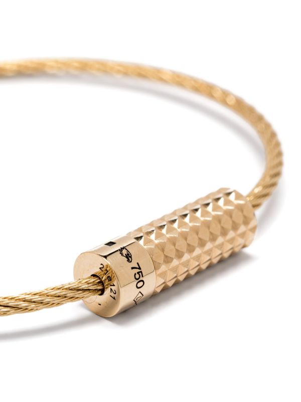 Browns Le Gramme 18K Yellow Gold Pyramid Bracelet | Browns Bracelets