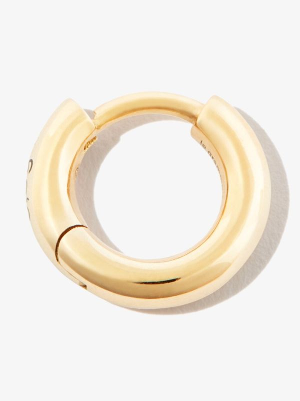 Browns Le Gramme 18kt Polished Yellow Gold 13/10G Bangle Earring | Browns Earrings