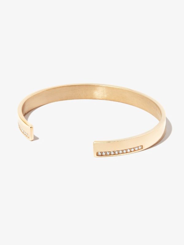 browns Le Gramme 18kt yellow gold Le 31g Ribbon diamond bracelet | Browns Bracelets