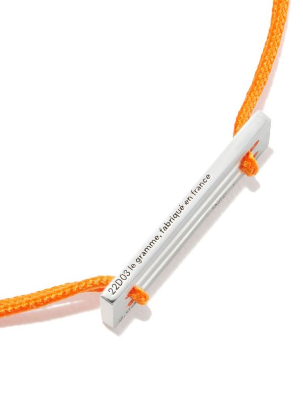 Browns Le Gramme 2 5g Sterling Silver Cord Bracelet | Browns Bracelets