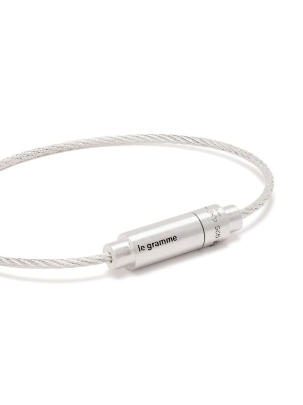 Browns Le Gramme 9g Cable Triptych Bracelet | Browns Bracelets