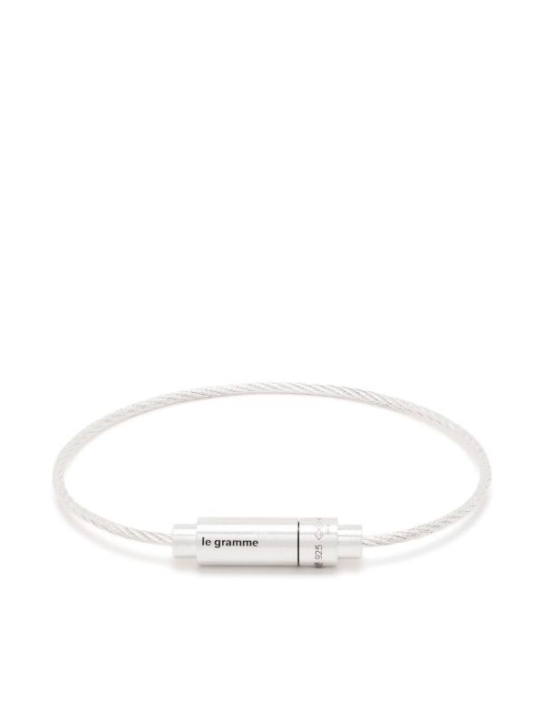 browns Le Gramme 9g cable triptych bracelet | Browns Bracelets