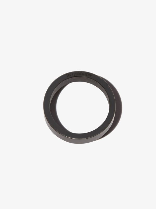 Browns Le Gramme Black Ceramic Polished Ring | Browns Rings