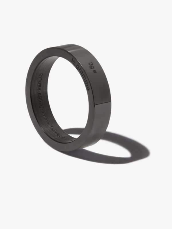 Browns Le Gramme Black Ceramic Polished Ring | Browns Rings