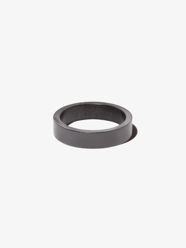 browns Le Gramme Black ceramic polished ring | Browns Rings