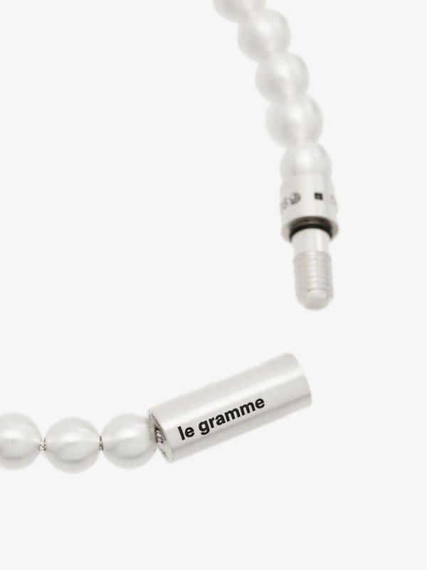 Browns Le Gramme Le 25g Beaded Bracelet | Browns Bracelets