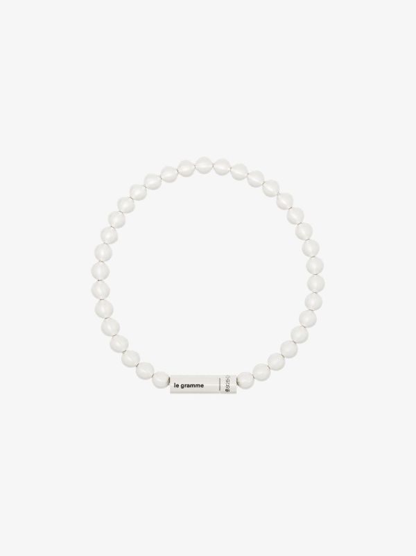 browns Le Gramme Le 25g beaded bracelet | Browns Bracelets