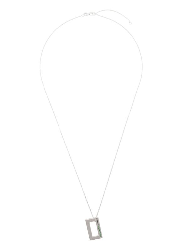 Browns Le Gramme Sterling Silver 3.4g Tsavorite Pendant Necklace | Browns Necklaces