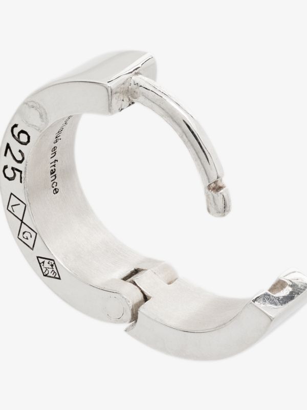 Browns Le Gramme Sterling Silver La 0.8 G Polished Ribbon Hoop Earring | Browns Earrings