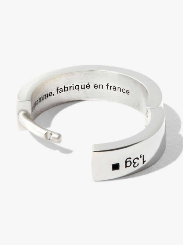 Browns Le Gramme Sterling Silver La 1.3g Polished Ribbon Hoop Earring | Browns Earrings